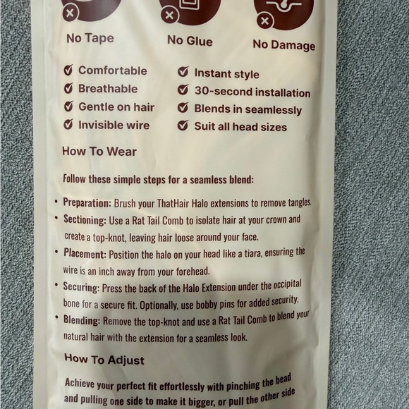 Premium Blonde Hair Extension - Picture 2 of 5